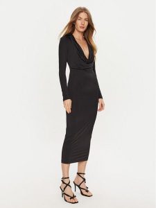 Bardot Sukienka koktajlowa Lorel 59613DB Czarny Slim Fit. Czarne kombinezony Bardot, xl, bez wzorów, z syntetyku, wizytowe, bez kołnierzyka, bez ramiączek. Za 249,99 zł.