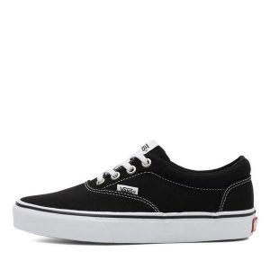 Tenisówki Vans. Czarne trampki Vans, bez wzorów, bez zapięcia. Za 229,99 zł.