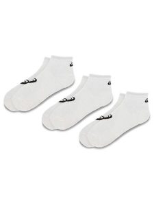 Asics Skarpety krótkie 3PPK Quarter Sock 155205 Biały. Białe skarpetki ASICS, bez wzorów, z materiału. Za 59,99 zł.