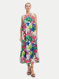 Tatuum Sukienka letnia Estella 1 T2511.202 Kolorowy Relaxed Fit. Kombinezony Tatuum, na lato, bez wzorów, z wiskozy, bez kołnierzyka, bez ramiączek. Za 279,99 zł.