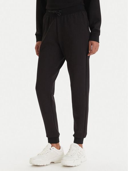 Armani Exchange Spodnie dresowe XW000828 AF13397 UC001 Czarny Regular Fit. Czarne spodnie dresowe Armani Exchange, m, bez wzorów, z dresówki. Za 415,99 zł.