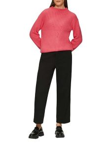 S.Oliver Sweter w kolorze różowym rozmiar: L. Różowe swetry oversize s.Oliver, l, bez wzorów, z wełny, bez ramiączek. Za 173,99 zł.