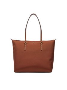 LAUREN RALPH LAUREN Torebka Keaton 431916737042 Brązowy. Brązowe torebki klasyczne Lauren Ralph Lauren, bez wzorów, z materiału, bez dodatków. Za 639,99 zł.