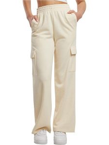 Urban Classics Spodnie dresowe w kolorze kremowym rozmiar: XXL. Brązowe spodnie dresowe Urban Classics, xxl, bez wzorów, z dresówki. Za 61,60 zł.