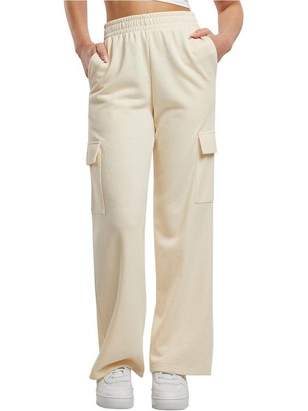 Urban Classics Spodnie dresowe w kolorze kremowym rozmiar: XXL. Brązowe spodnie dresowe Urban Classics, xxl, bez wzorów, z dresówki. Za 57,06 zł.