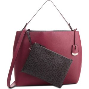Torebka LIU JO - M Satchel Hawaii A68149 E0221 Dark Red 91530. Shopper bag marki Liu Jo. W wyprzedaży za 319,00 zł.