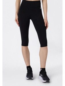 Champion Legginsy w kolorze czarnym rozmiar: XL. Czarne legginsy Champion, bez wzorów, z podwyższonym stanem. Za 83,62 zł.