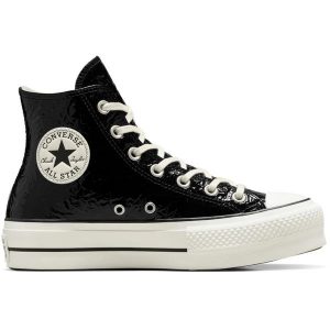 Buty sportowe Converse Chuck Taylor All Star Lift. Czarne trampki Converse, bez wzorów, z syntetyku, bez zapięcia. Za 590,00 zł.