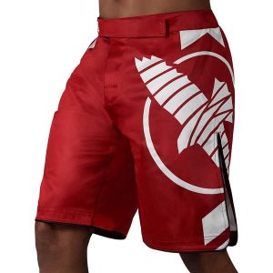Spodenki bokserskie Hayabusa Icon Fight. Czerwone szorty HAYABUSA, bez wzorów, sportowe. Za 319,99 zł.
