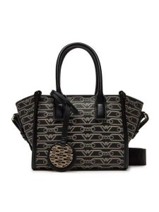 Emporio Armani Torebka EW000371 AF11951 FC033 Czarny. Czarne torebki klasyczne Emporio Armani, bez wzorów, z materiału, bez dodatków. Za 649,99 zł.