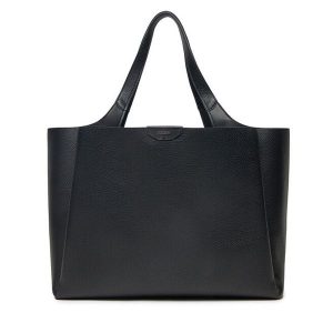 Torebka DKNY. Czarne shopper bag DKNY, bez wzorów, bez dodatków. Za 759,99 zł.