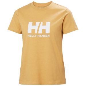 Koszulka damska Helly Hansen Logo 3.0. Brązowe bluzki Helly Hansen, bez wzorów, bez ramiączek. Za 200,00 zł.