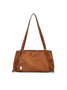 Guess Torebka Devon HWSG97 45090 Brązowy. Brązowe torebki klasyczne Guess, z aplikacjami, z materiału, bez dodatków. Za 584,99 zł.