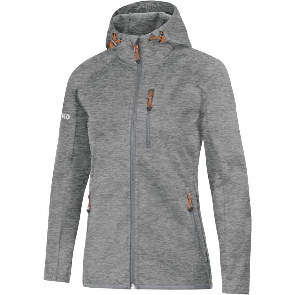 Kurtka Jako femme softshell light. Szare kurtki JAKO, bez wzorów, z softshellu, bez kaptura. Za 413,75 zł.