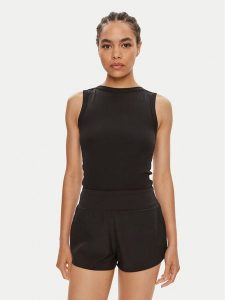 Calvin Klein Bluzka K20K207256 Czarny Slim Fit. Czarne bluzki Calvin Klein, l, bez wzorów, z syntetyku, bez kołnierzyka, bez ramiączek. Za 229,99 zł.