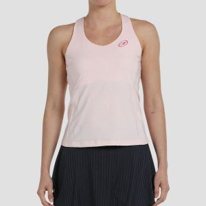Koszulka na ramiączka do padla damska Bullpadel Envio. Czerwone bluzki BULLPADEL, xl, bez wzorów, z dżerseju, sportowe, bez kołnierzyka, bez ramiączek. Za 169,99 zł.