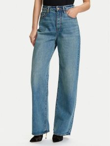 Armani Exchange Jeansy XW000100 AF16091 MB002 Niebieski Relaxed Fit. Niebieskie jeansy Armani Exchange, bez wzorów, z bawełny. Za 559,99 zł.