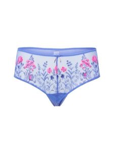Lascana Stringi Kobiety Dzianina niebieski, 32/34. Niebieskie stringi LASCANA, bez wzorów, z dzianiny. Za 99,95 zł.