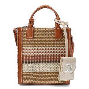 Brązowa Torebka Pepe Moll Stylowy Kuferek Damski. Brązowe kuferki Pepe Moll, bez wzorów, bez dodatków. Za 299,00 zł.