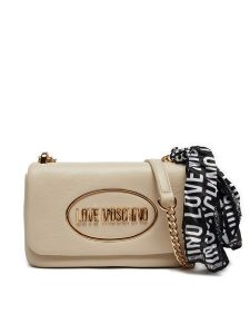 LOVE MOSCHINO Torebka JC4032PP1LLE111A Beżowy. Brązowe torebki klasyczne LOVE MOSCHINO, bez wzorów, ze skóry, bez dodatków. Za 689,99 zł.