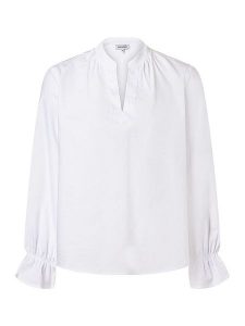 More & More Bluzka w kolorze białym rozmiar: 40. Białe bluzki More & More, bez wzorów, bez kołnierzyka, bez ramiączek. Za 152,98 zł.