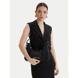 Torebka Just Cavalli. Czarne torebki klasyczne Just Cavalli, bez wzorów, bez dodatków. Za 559,99 zł.