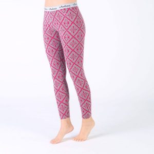 Venus - Legginsy termoaktywne (100% Merino / 230g/m²). Niebieskie legginsy WOOLONA, bez wzorów, z wełny. W wyprzedaży za 351,00 zł.