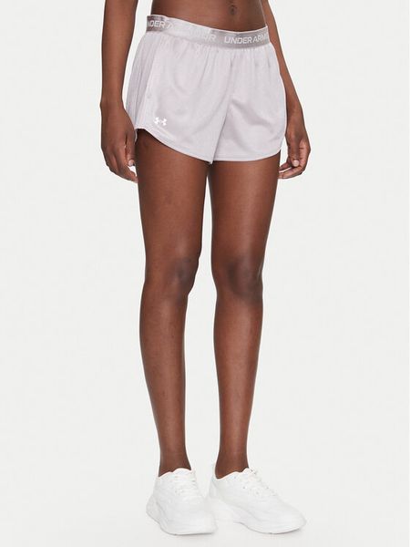 Under Armour Szorty sportowe Tech™ Play Up Shine 1389883 Beżowy Regular Fit. Brązowe spodenki sportowe Under Armour, s, bez wzorów, z syntetyku, na fitness i siłownię. Za 79,99 zł.