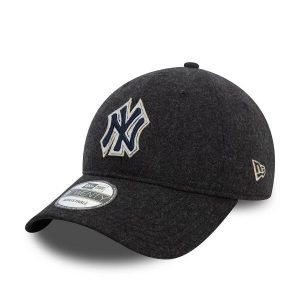 Czapka z daszkiem New York Yankees MLB Melton 9Twenty. Czarne czapki New Era, bez wzorów, sportowe. W wyprzedaży za 119,00 zł.