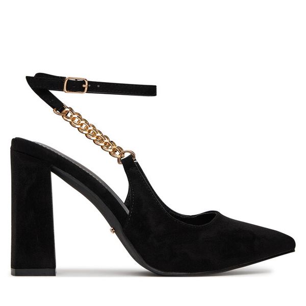 Czółenka DeeZee. Czarne czółenka DeeZee, bez wzorów, bez obcasa, bez zapięcia. Za 149,99 zł.