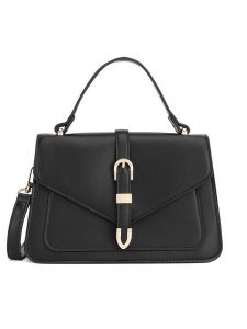 DeeZee Torebka MDP-L-014-06 Czarny. Czarne torebki klasyczne DeeZee, bez wzorów, z materiału, bez dodatków. Za 139,99 zł.