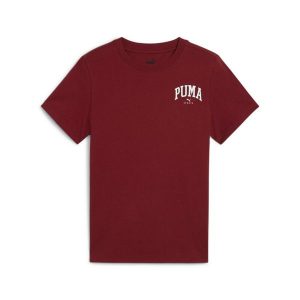 Puma Koszulka Squad Small Graphic 68277313. Czerwone bluzki Puma, bez wzorów, sportowe, bez kołnierzyka, bez ramiączek. Za 73,99 zł.