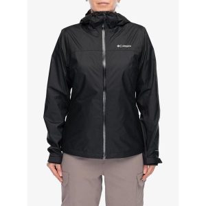 Kurtka przeciwdeszczowa damska Columbia Inner Limits IV Jacket. Czarne kurtki Columbia, xs, bez wzorów, bez kaptura. Za 524,99 zł.