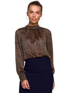 Stylove Bluzka ze wzorem rozmiar: S. Bluzki Stylove, s, bez wzorów, bez kołnierzyka, bez ramiączek. Za 118,56 zł.