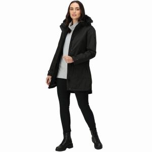 Kurtka Parka Sabinka Fur Trim Rozmiar 36 Czarny - RWP352-800. Czarne kurtki Regatta, bez wzorów, z tkaniny, bez kaptura. W wyprzedaży za 388,00 zł.