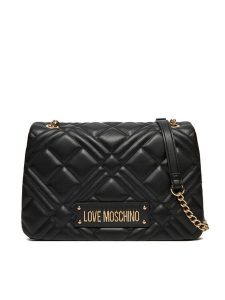 LOVE MOSCHINO Torebka JC4153PP1MLA0000 Czarny. Czarne torebki klasyczne LOVE MOSCHINO, bez wzorów, ze skóry, bez dodatków. Za 569,99 zł.