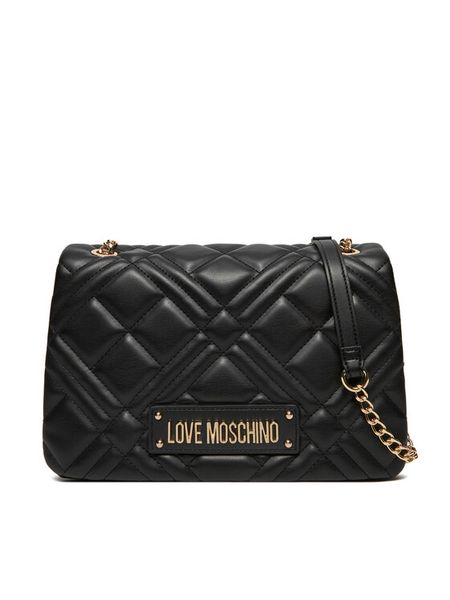 LOVE MOSCHINO Torebka JC4153PP1MLA0000 Czarny. Czarne torebki klasyczne LOVE MOSCHINO, bez wzorów, ze skóry, bez dodatków. Za 539,99 zł.