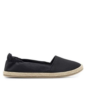 Espadryle Jenny Fairy. Czarne espadryle Jenny Fairy, bez wzorów, bez obcasa. Za 59,99 zł.