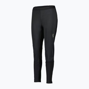 Spodnie do biegania damskie SCOTT Endurance Gore-Tex Windstopper. Czarne spodnie dresowe Scott, bez wzorów, z dresówki. Za 479,99 zł.