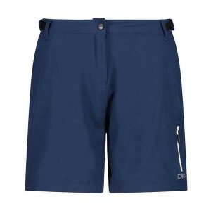 Szorty damskie z wewnętrzną dzianinową bielizną CMP Free. Niebieskie szorty CMP, bez wzorów, z dzianiny. W wyprzedaży za 242,00 zł.