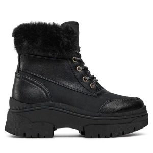 Trapery Call It Spring. Czarne buty zimowe Call it Spring, bez obcasa, bez zapięcia. Za 519,99 zł.