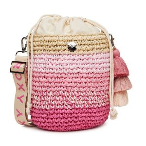 Torebka Roxy. Czerwone listonoszki Roxy, bez wzorów, bez dodatków. Za 139,99 zł.