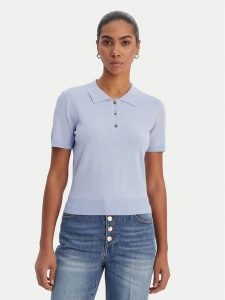 Fracomina Sweter FR26ST7003K524R9 Błękitny Regular Fit. Niebieskie swetry klasyczne Fracomina, l, z syntetyku, bez kołnierzyka. Za 459,99 zł.