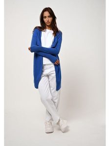 AUTHENTIC CASHMERE Kaszmirowy kardigan "Chésery" w kolorze niebieskim rozmiar: S. Niebieskie kardigany AUTHENTIC CASHMERE, z kaszmiru. Za 457,95 zł.