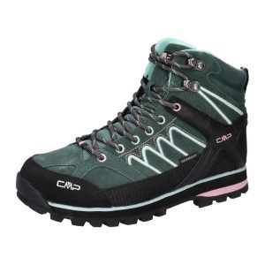 Buty trekkingowe damskie CMP Moon Mid WP. Zielone buty trekkingowe CMP, bez zapięcia. Za 499,99 zł.