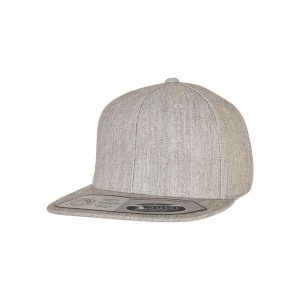 Czapka typu snapback Flexfit 110 Fitted. Szare czapki FLEXFIT, bez wzorów. Za 148,00 zł.