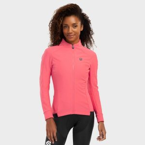 Kurtka rowerowa softshell damska J1 Breakaway Neon. Brązowe kurtki SIROKO, s, bez wzorów, z materiału, bez kaptura. Za 466,00 zł.