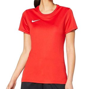 Womens Park VII t-shirt 657. Czerwone t-shirty Nike, m, bez wzorów, bez kołnierzyka, bez ramiączek. Za 73,00 zł.