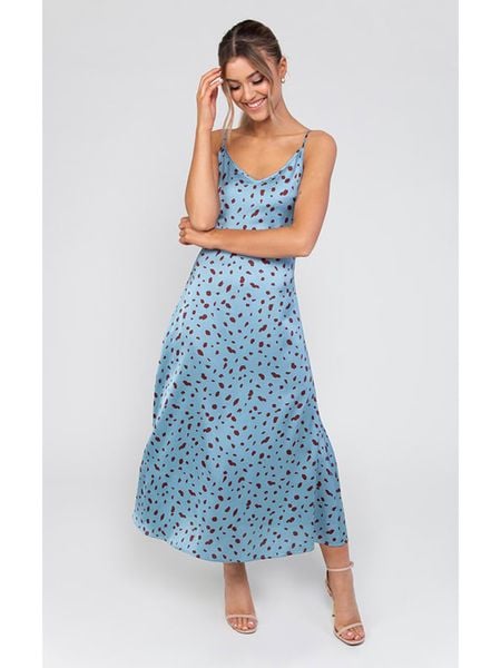 Zibi London Sukienka w kolorze niebieskim ze wzorem rozmiar: XL. Niebieskie sukienki Zibi London, xl, bez wzorów, bez kołnierzyka, bez ramiączek, maxi. Za 52,30 zł.