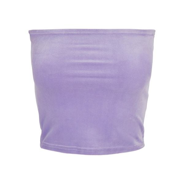 Damski tank top Urban Classics velvet tube(GT). Niebieskie topy Urban Classics, bez wzorów, bez kołnierzyka, bez ramiączek. Za 141,50 zł.